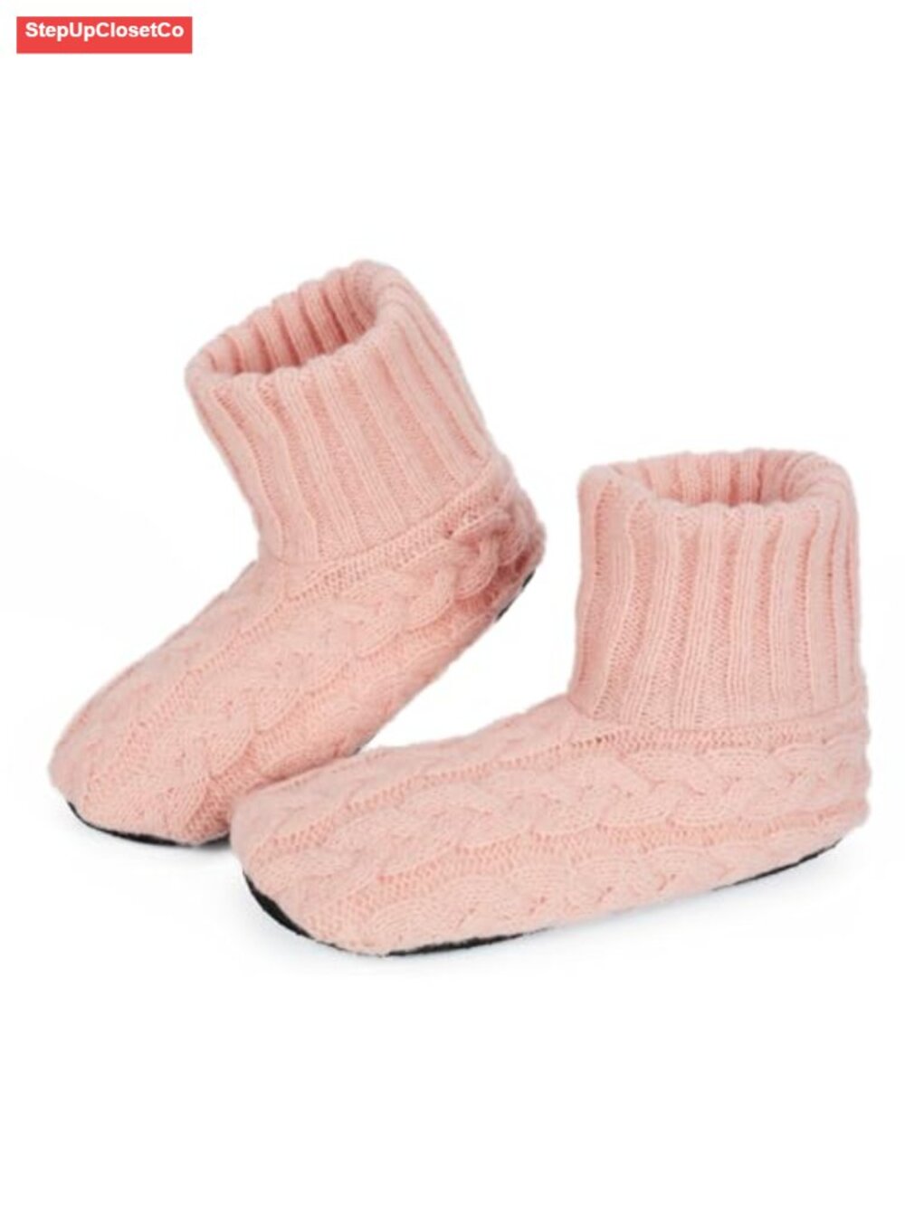 Womens Fuzzy Slipper Socks with Grippers Winter Warm Sherpa Lined House Shoes